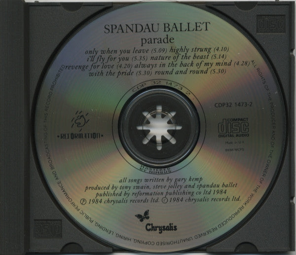 Spandau Ballet - Parade