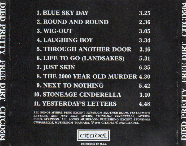 Died Pretty - Free Dirt