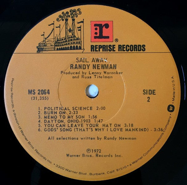 Randy Newman - Sail Away