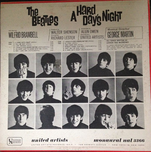 The Beatles - A Hard Day's Night (Original Motion Picture Sound Track)