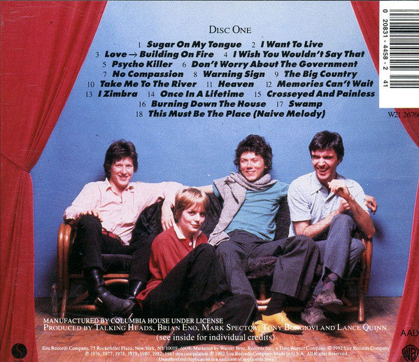 Talking Heads - Sand In The Vaseline - Popular Favorites: 1976-1983
