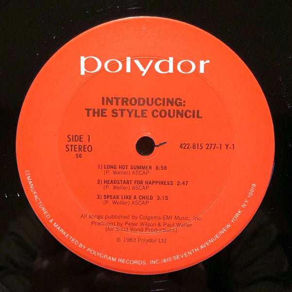 The Style Council - Introducing: The Style Council
