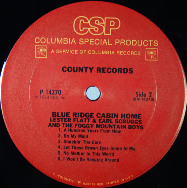 Flatt & Scruggs - Blue Ridge Cabin Home