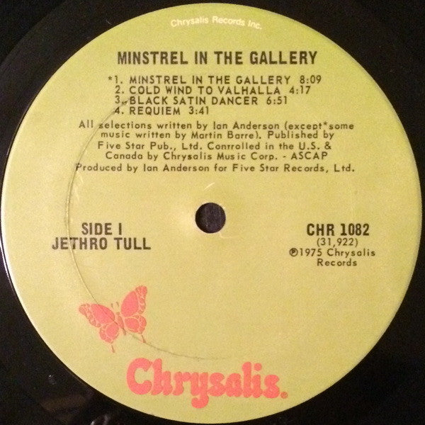 Jethro Tull - Minstrel In The Gallery
