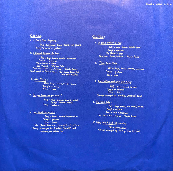 Phil Collins - Hello, I Must Be Going!