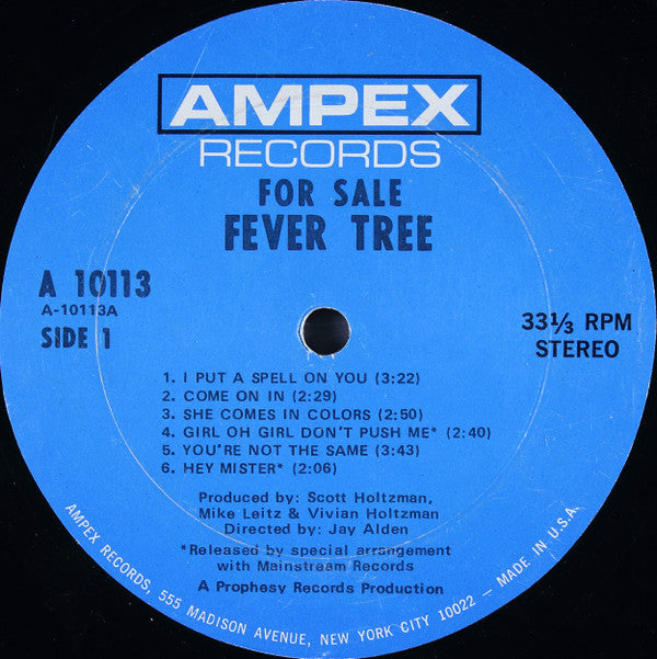 Fever Tree - For Sale