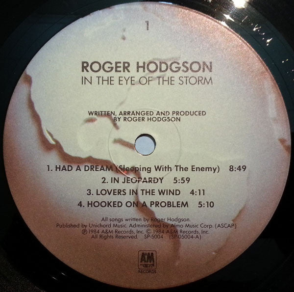 Roger Hodgson - In The Eye Of The Storm