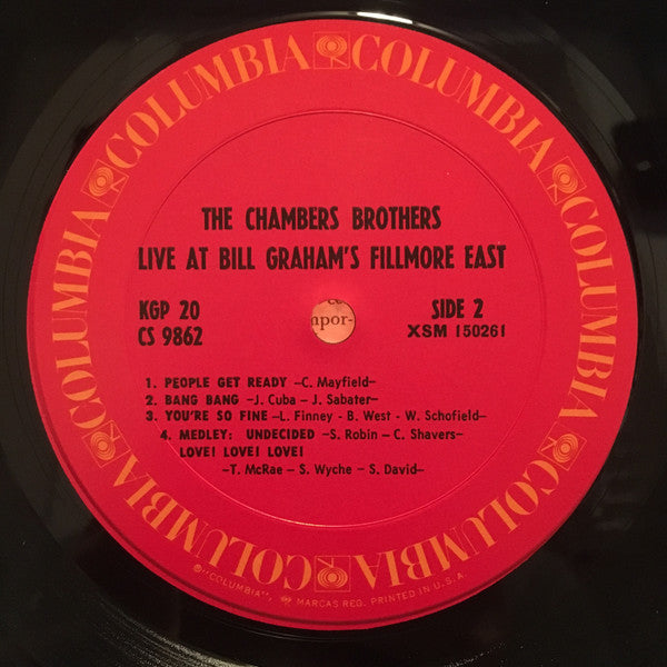 The Chambers Brothers - Love, Peace And Happiness / Live At Bill Graham's Fillmore East