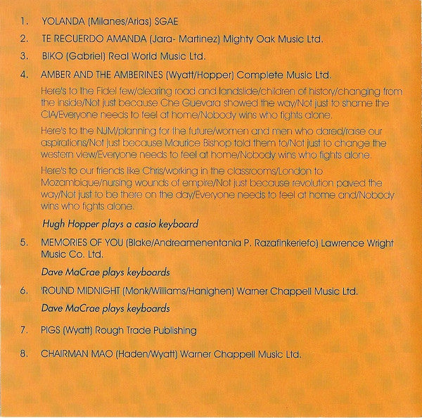 Robert Wyatt - Mid-Eighties