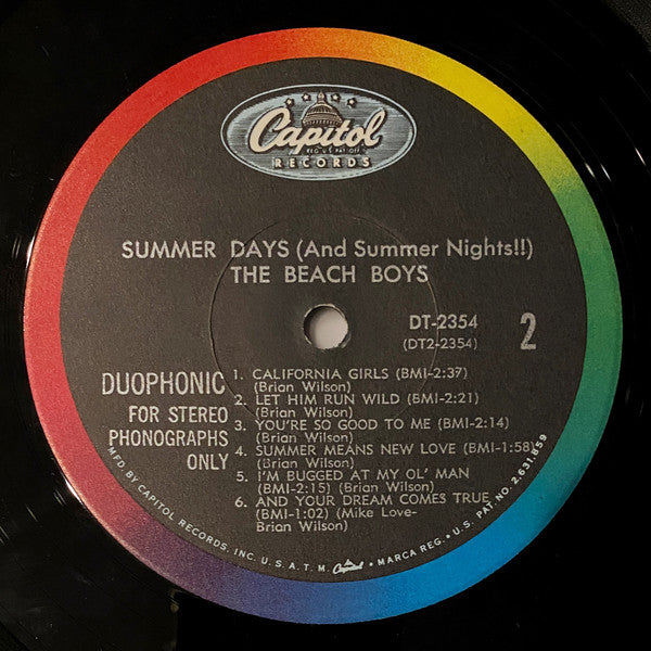 The Beach Boys - Summer Days (And Summer Nights!!)