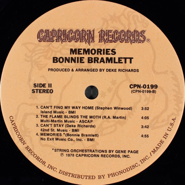 Bonnie Bramlett - Memories