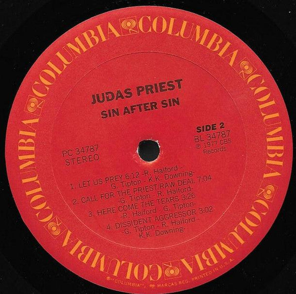 Judas Priest - Sin After Sin