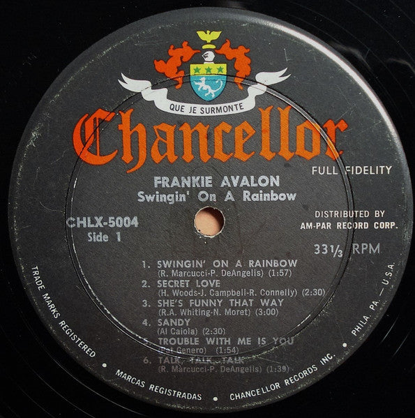 Frankie Avalon - Swingin' On A Rainbow
