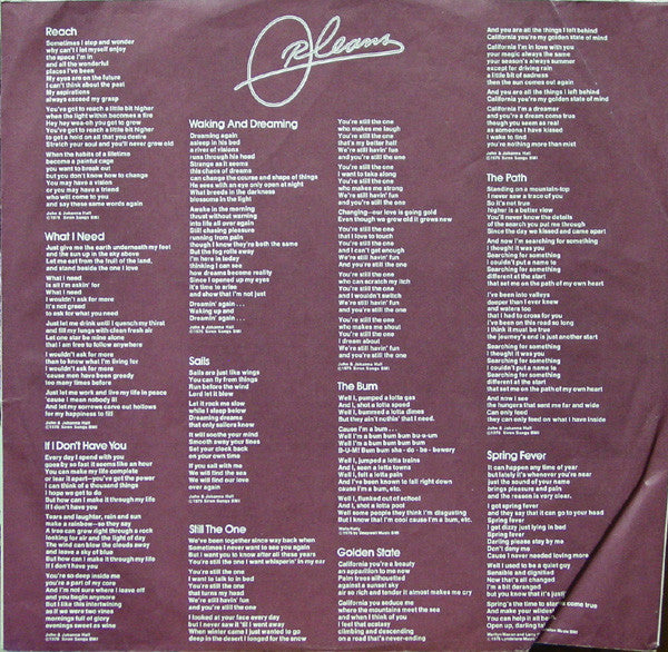 Orleans - Waking And Dreaming