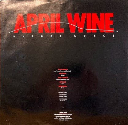 April Wine - Animal Grace