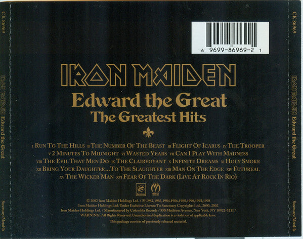 Iron Maiden - Edward The Great ⚜ The Greatest Hits