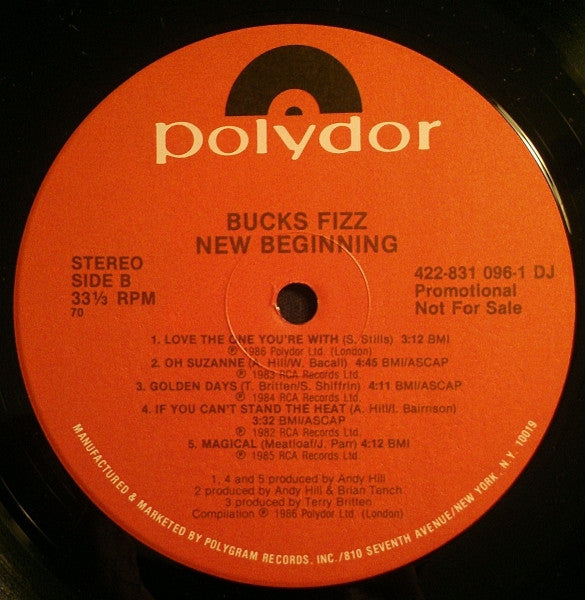 Bucks Fizz - New Beginning