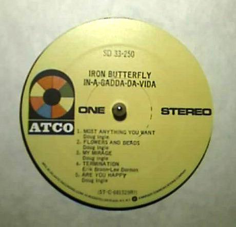 Iron Butterfly - In-A-Gadda-Da-Vida
