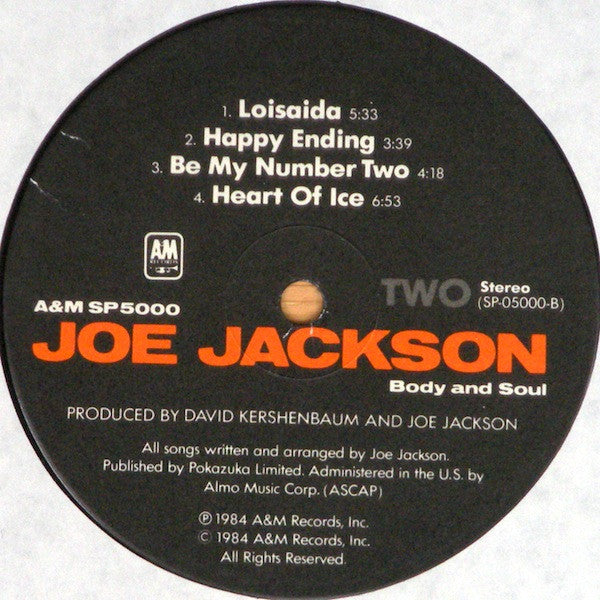 Joe Jackson - Body And Soul