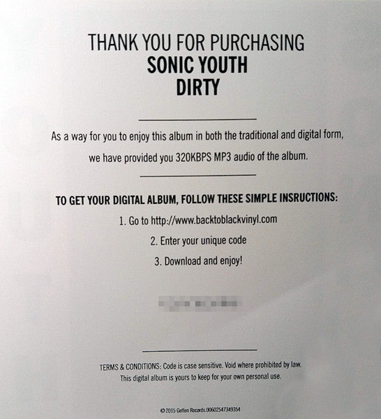 Sonic Youth - Dirty