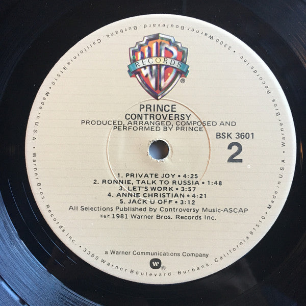 Prince - Controversy