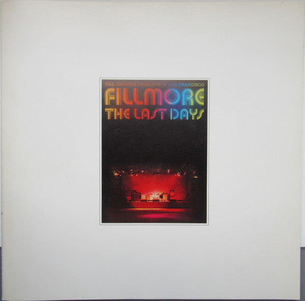 Various - Fillmore - The Last Days