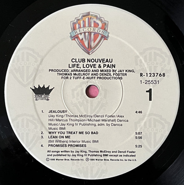 Club Nouveau - Life, Love & Pain