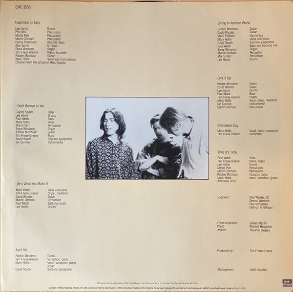 Talk Talk - The Colour Of Spring
