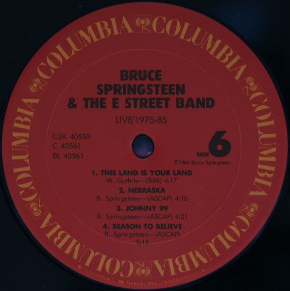 Bruce Springsteen & The E-Street Band - Live / 1975-85