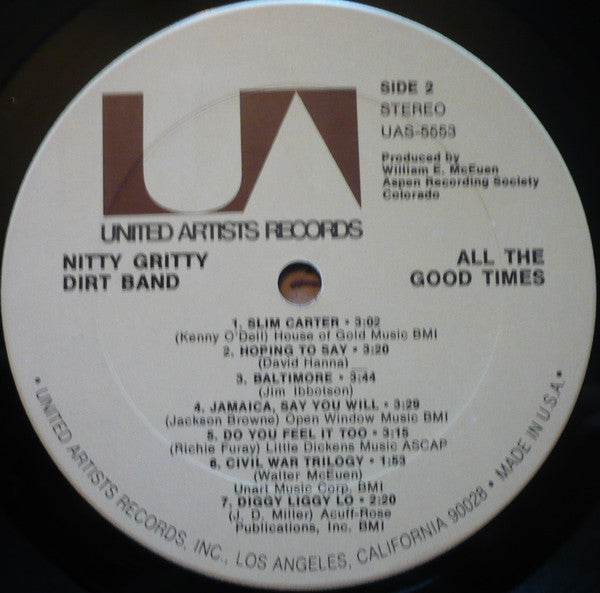 Nitty Gritty Dirt Band - All The Good Times