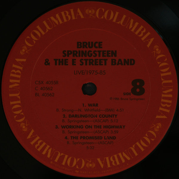 Bruce Springsteen & The E-Street Band - Live / 1975-85