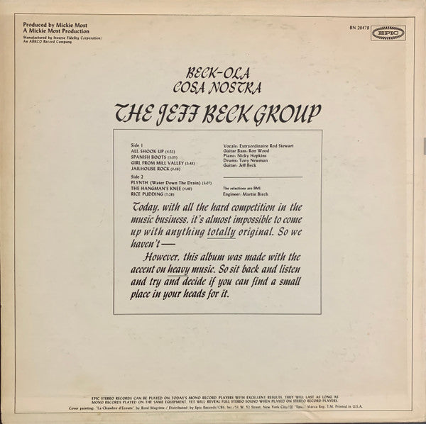 Jeff Beck Group - Beck-Ola