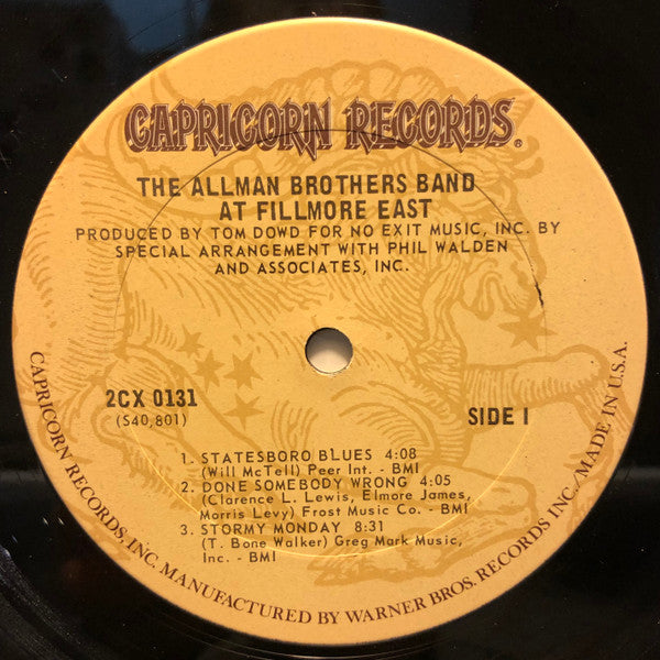 The Allman Brothers Band - The Allman Brothers Band At Fillmore East