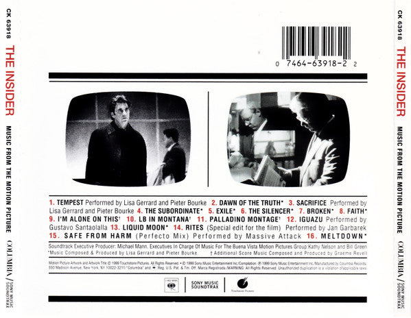 Lisa Gerrard - The Insider (Music From The Motion Picture)