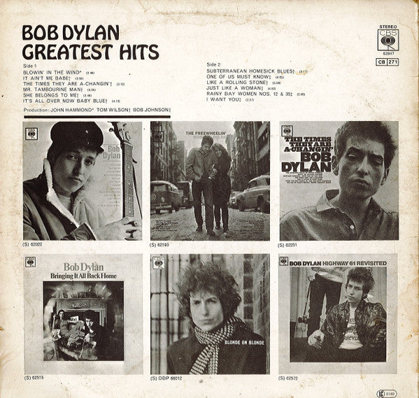 Bob Dylan -  Greatest Hits