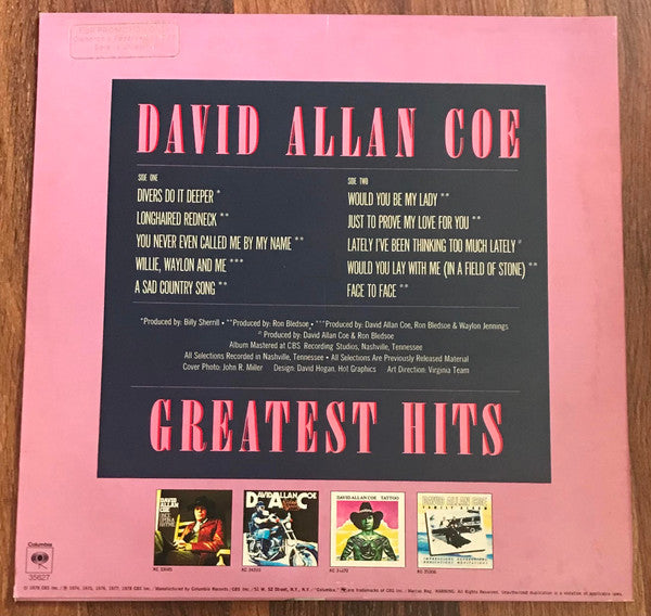 David Allan Coe - Greatest Hits