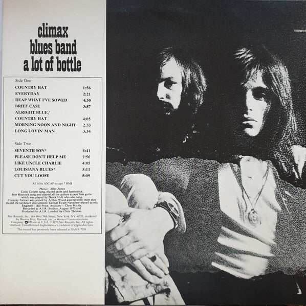Climax Blues Band - A Lot Of Bottle