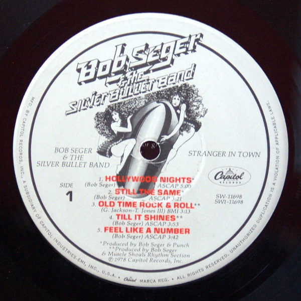 Bob Seger And The Silver Bullet Band - Stranger In Town