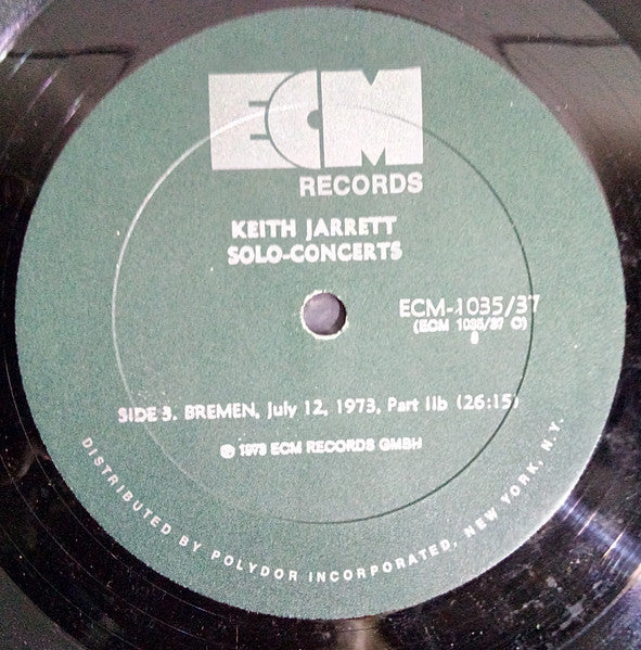 Keith Jarrett - Solo Concerts: Bremen / Lausanne