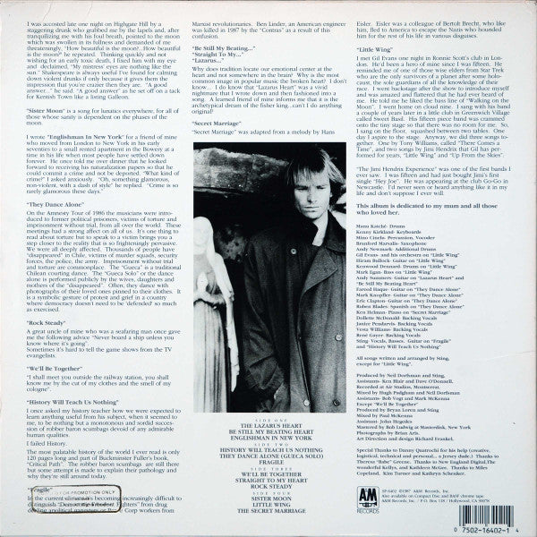 Sting - ...Nothing Like The Sun