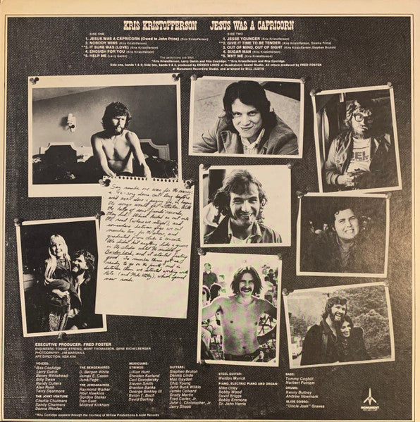 Kris Kristofferson - Jesus Was A Capricorn