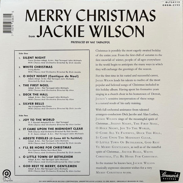 Jackie Wilson - Merry Christmas From Jackie Wilson
