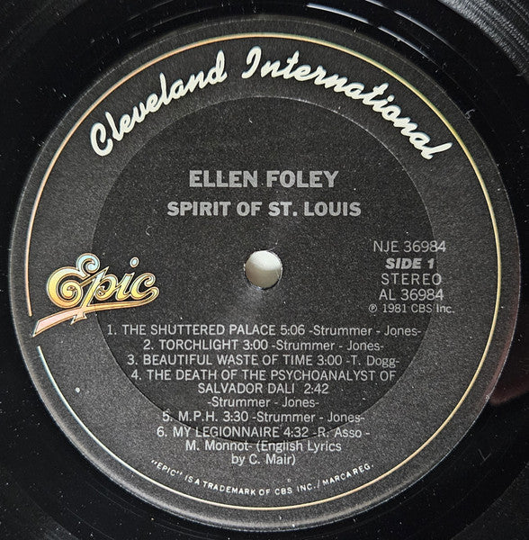 Ellen Foley - Spirit Of St. Louis