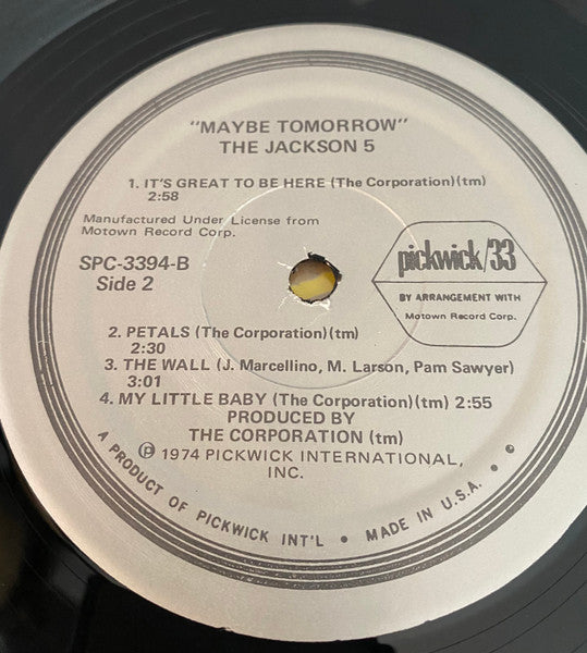 The Jackson 5 - Maybe Tomorrow