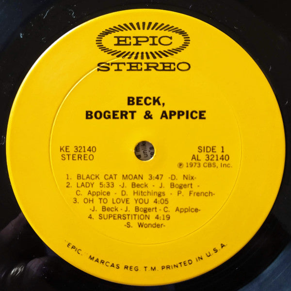 Beck, Bogert & Appice - Beck, Bogert & Appice