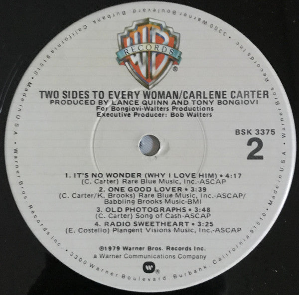 Carlene Carter - Two Sides To Every Woman