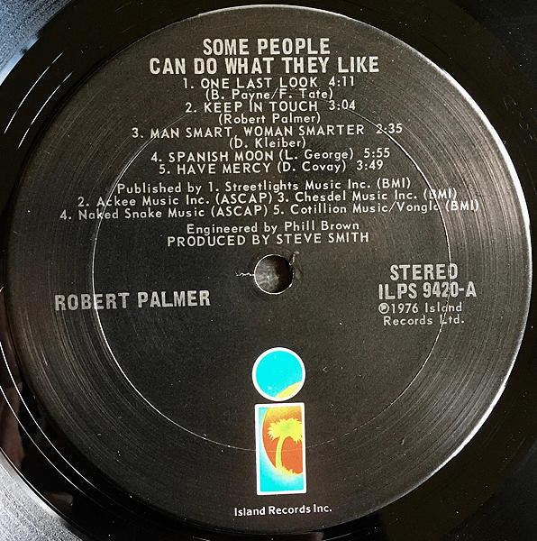 Robert Palmer - Some People Can Do What They Like