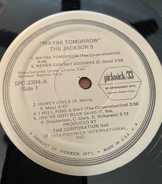 The Jackson 5 - Maybe Tomorrow