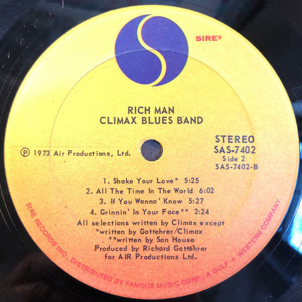 Climax Blues Band - Rich Man