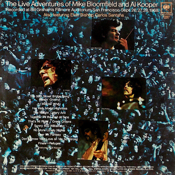 Mike Bloomfield - The Live Adventures Of Mike Bloomfield And Al Kooper